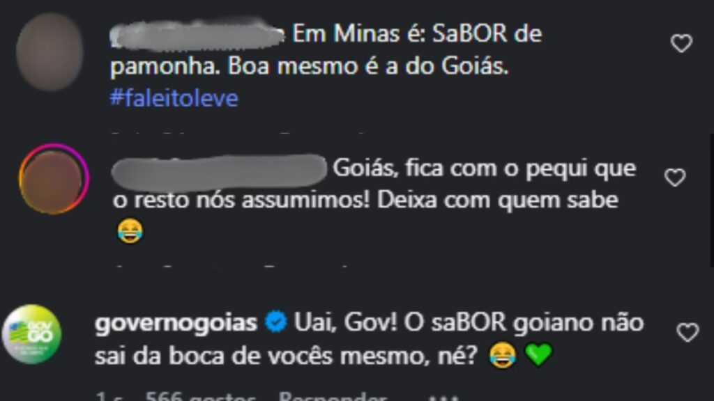 “sabor-pao-de-queijo”:-governo-de-minas-alfineta-goias,-que-responde-em-canal-oficial